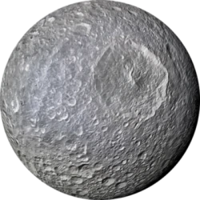 An image of the moon Mimas